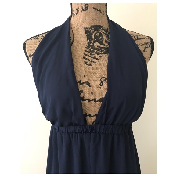 SHOW ME YOUR MUMU NAVY MAXI GOWN DRESS - Picture 4 of 7